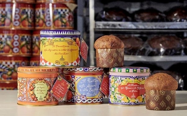 50% deposit Fiasconaro x Dolce Gabbana mini panettone (100g